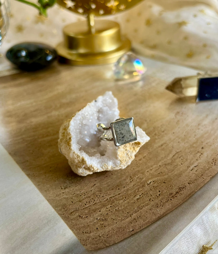 Square Clay and Resin Rings (various options)
