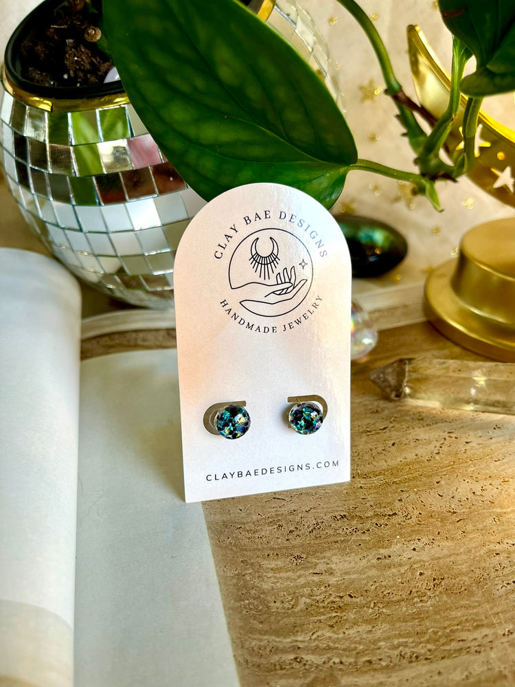 Faux Opal Resin Studs (two options)